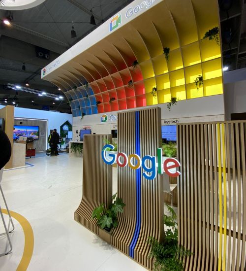 Diseño de stand de feria de Google por RC Projects